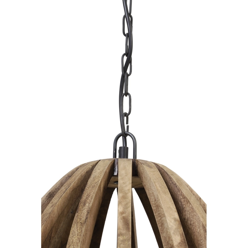Lampe pendante en bois Haranka Ø 47cm Light & Living 8717807293321
