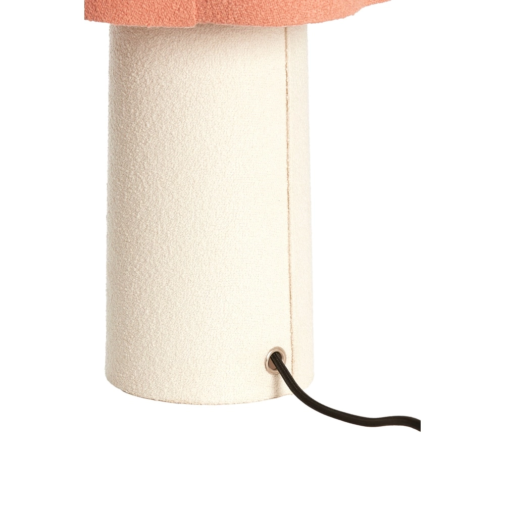 Lampe de table Musaby Forme organique - blanc et rose Light & Living 8717807784256