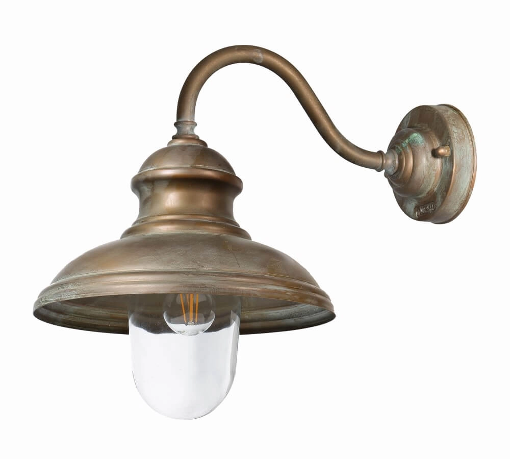 Lampe d’extérieur droite Little Mill laiton vieilli