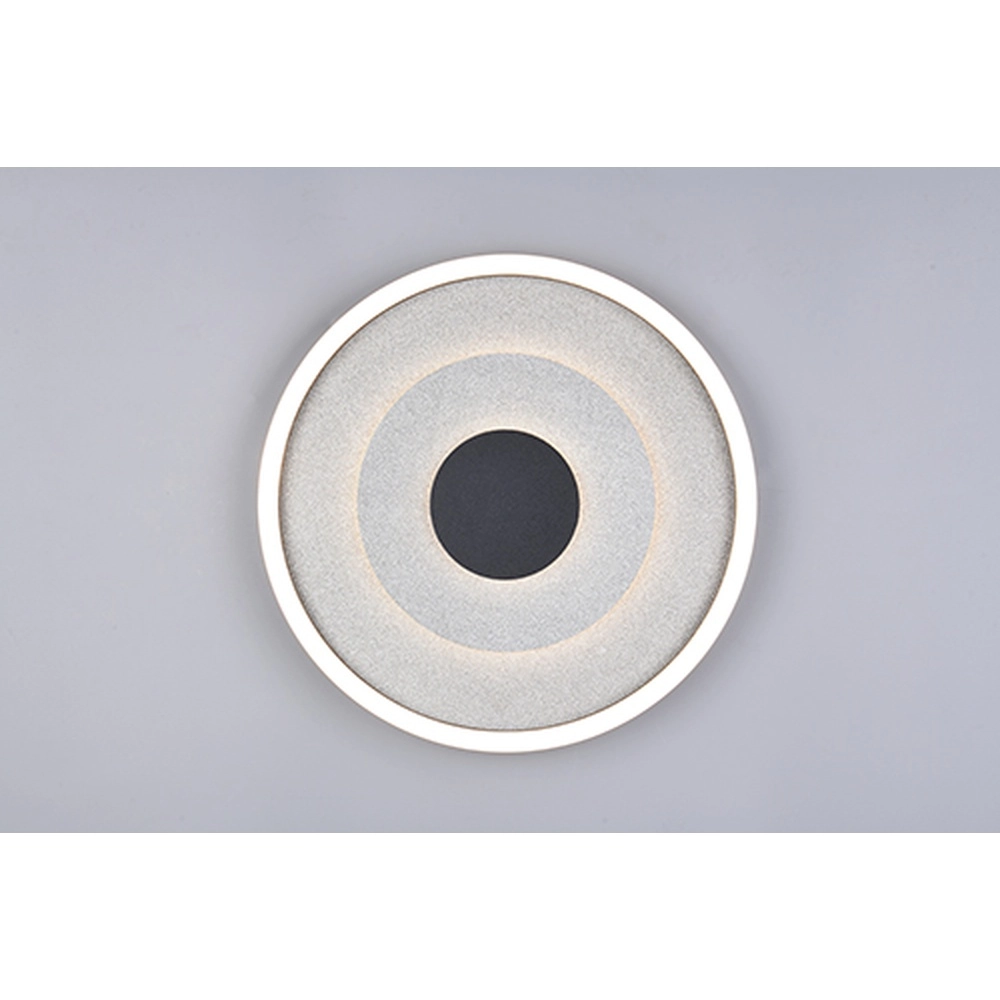 Lampe de plafond Yomo Rond noir Trio 4017807704457