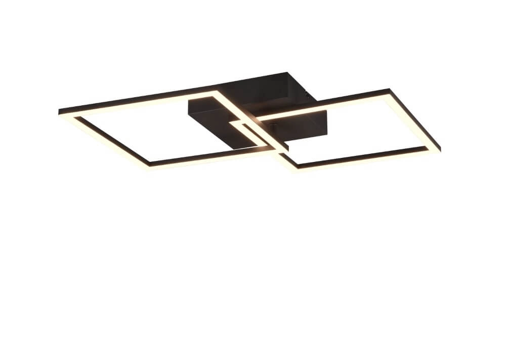 Plafonnier design Trail noir Trio 4017807577112