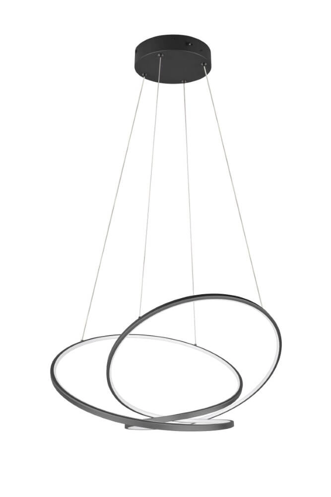 Lampe suspendue Vide Darvin noir - 75cm Trio 4017807616057