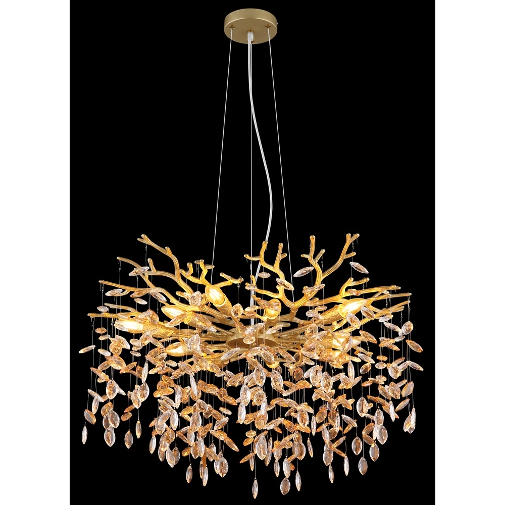 Lampe suspendue Queena or Ø 80cm Globo 9007371522682