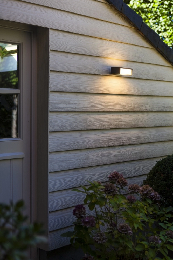 Lampe murale moderne Telis Gris avec Solaire Lutec 6939412018133