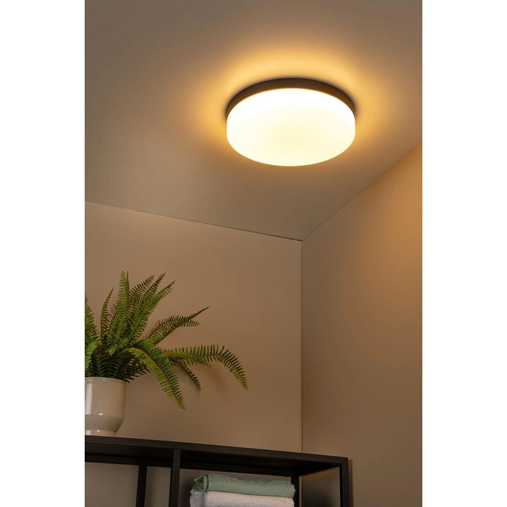 Éclairage de plafond Biskit Ø 34,5cm - IP44 noir