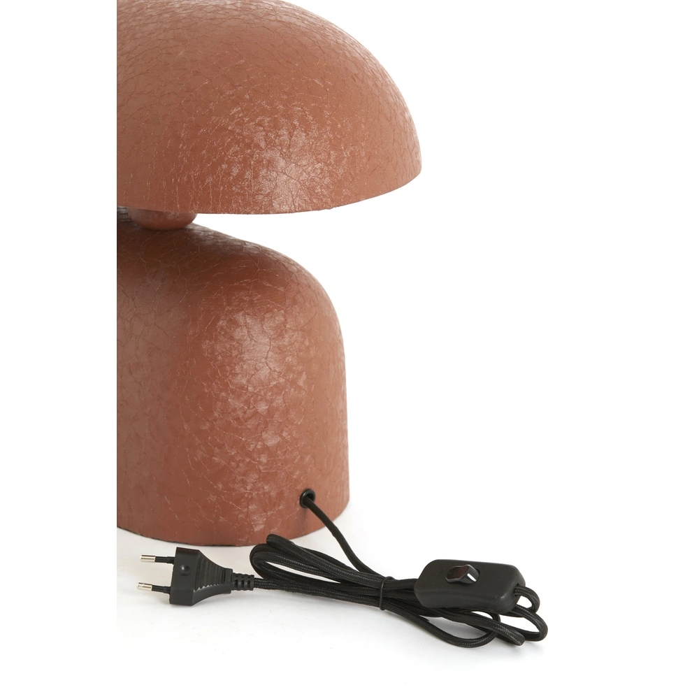 Lampe de table Todd ovale - orange foncé mat Light & Living 8717807818913