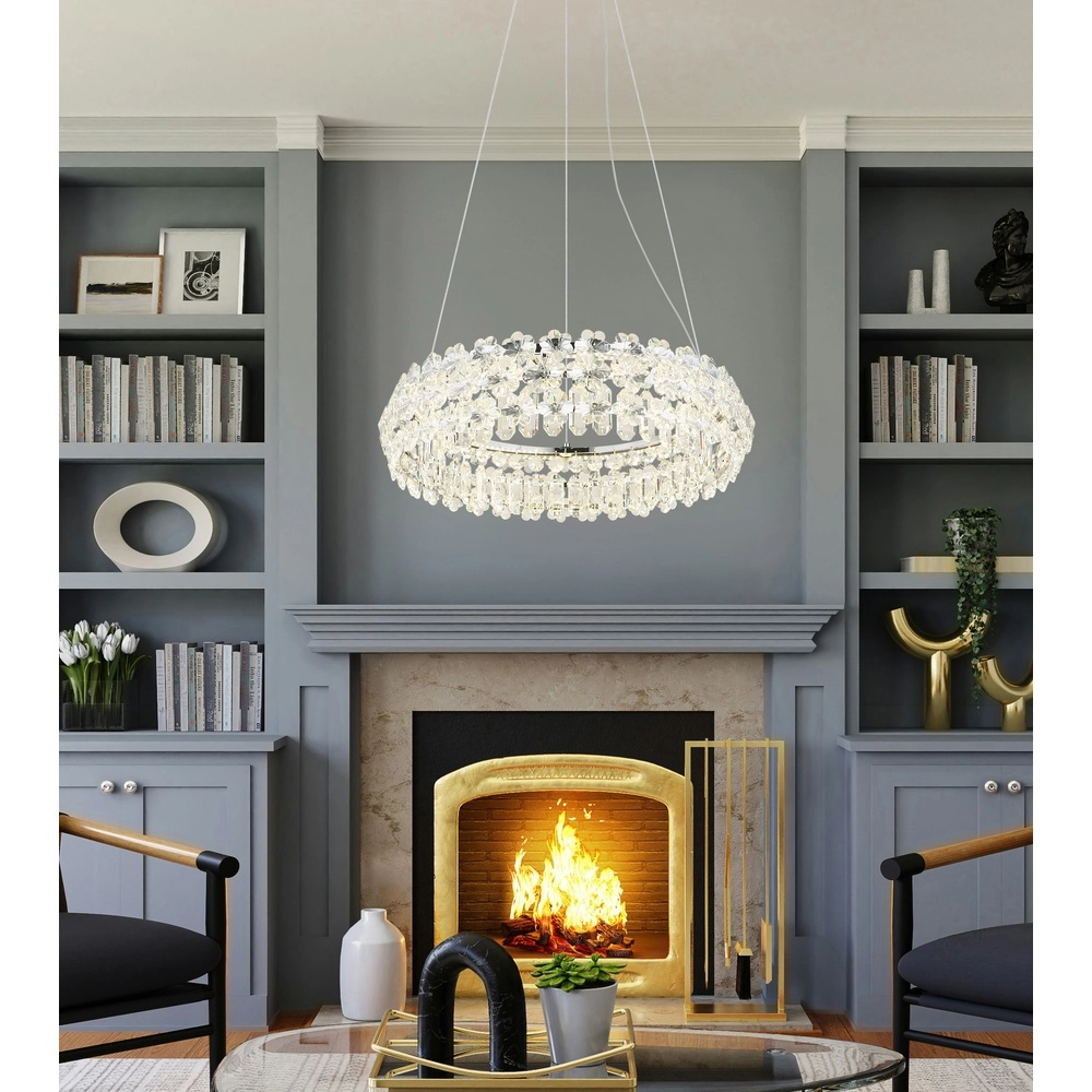 Lampe suspendue Diann Chrome Globo 9007371537853