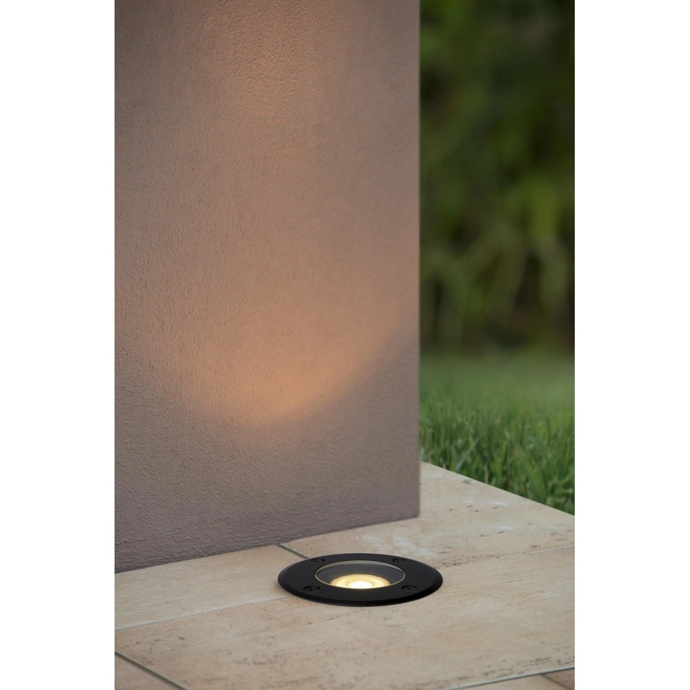 Emplacement au sol Biltin Noir rond Lucide 5411212114938