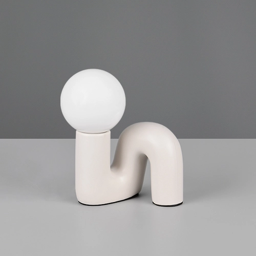 Lampe de table Quinn gris Trio 4017807682250