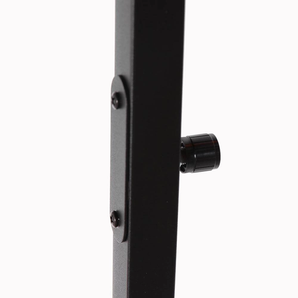 Lampadaire Vidrio noir avec verre ambré Steinhauer 8712746173741