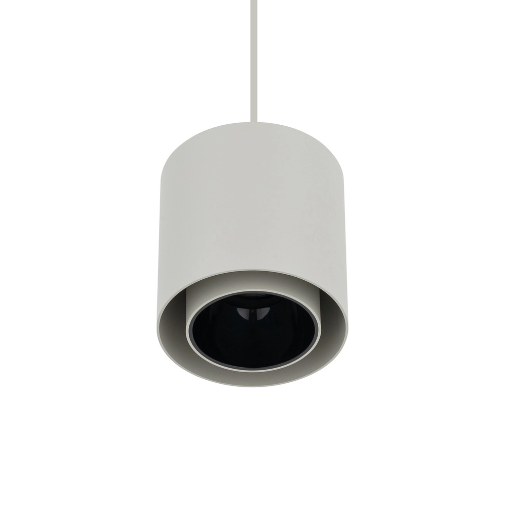 Lampe pendante moderne Point Duo gris Ø 13cm Lyora 5903139115131