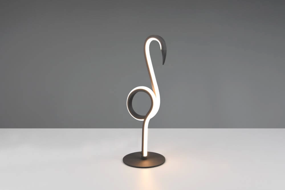 Lampe de table LED flamant noir Ingo Trio 4017807613698
