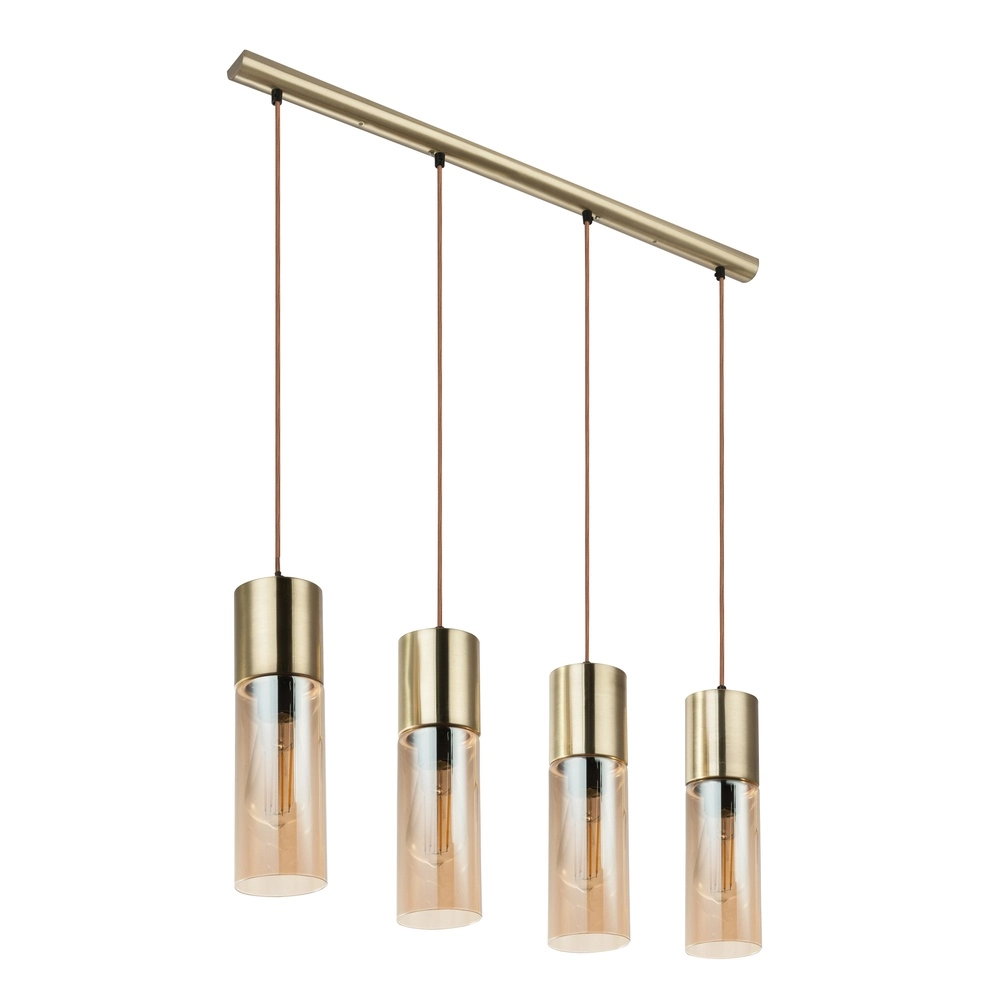 Lampe suspendue à 4 lumières Annika Conception en or Globo 9007371370214