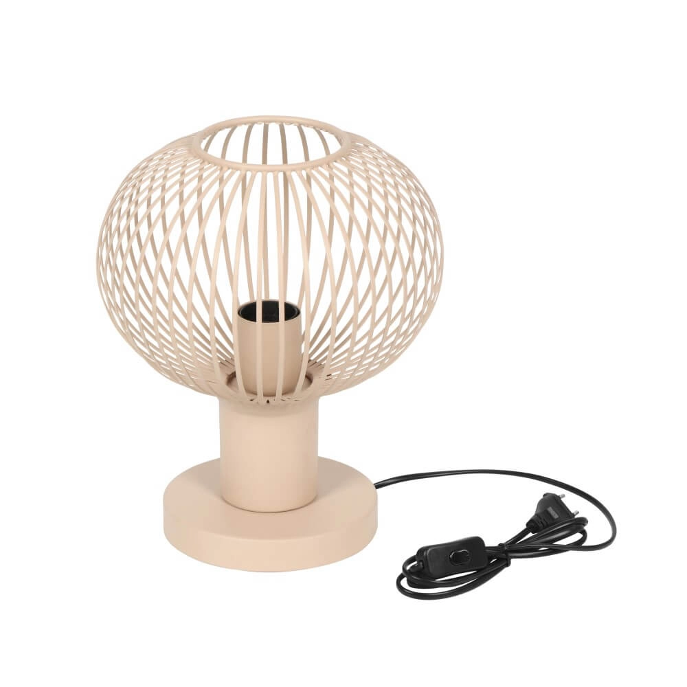Lampe de table en fil Gila Ø 23cm - sable Trio 4017807629088