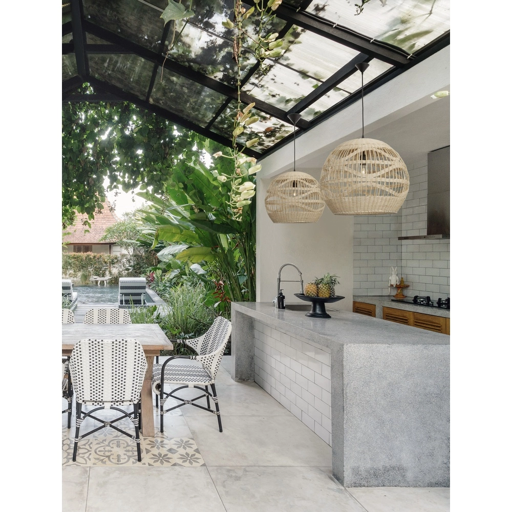 Suspension en rotin Marlo Boule Ø 48,5 cm Lyora 5212017438812