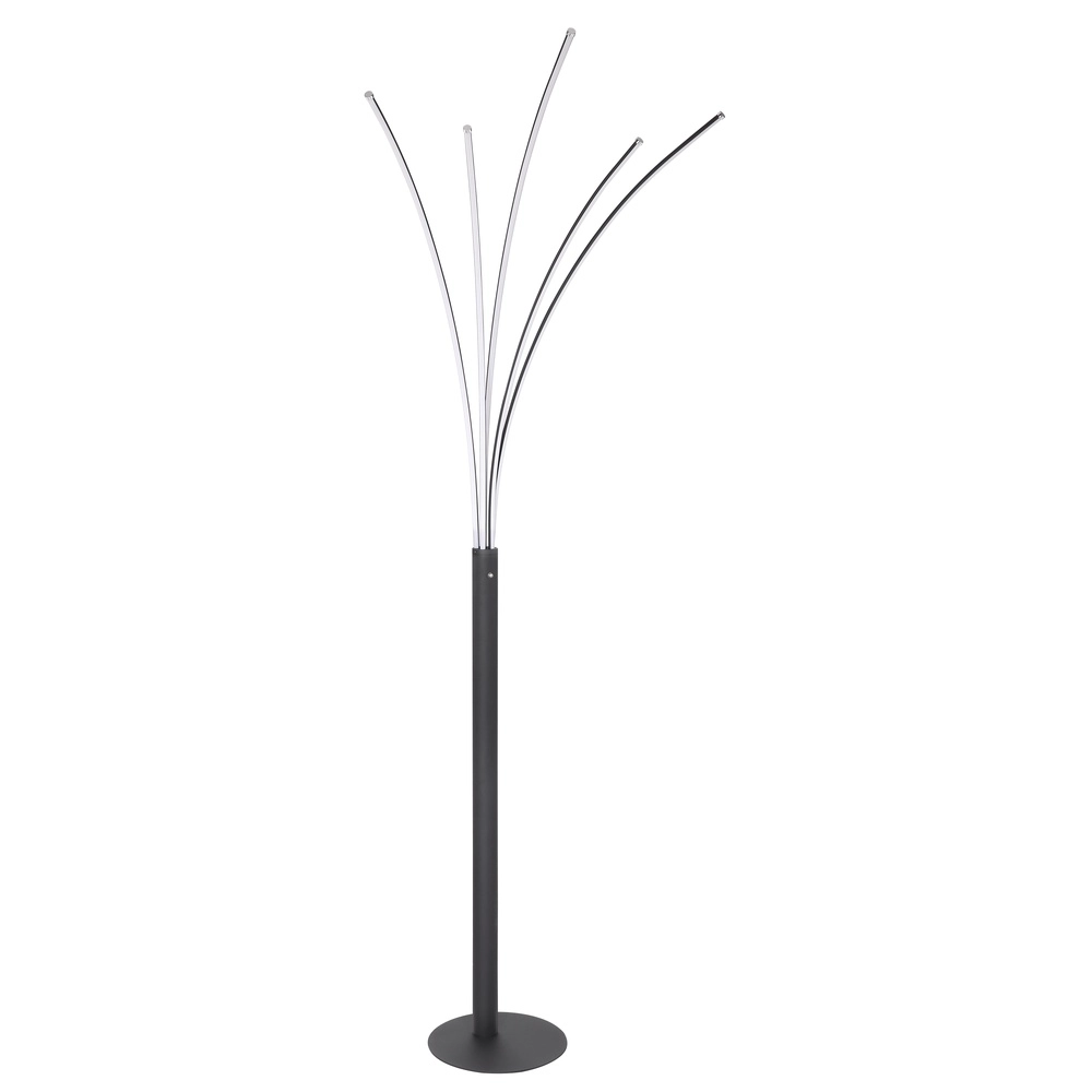 Lampadaire moderne Bizzy Noir Globo 9007371396467