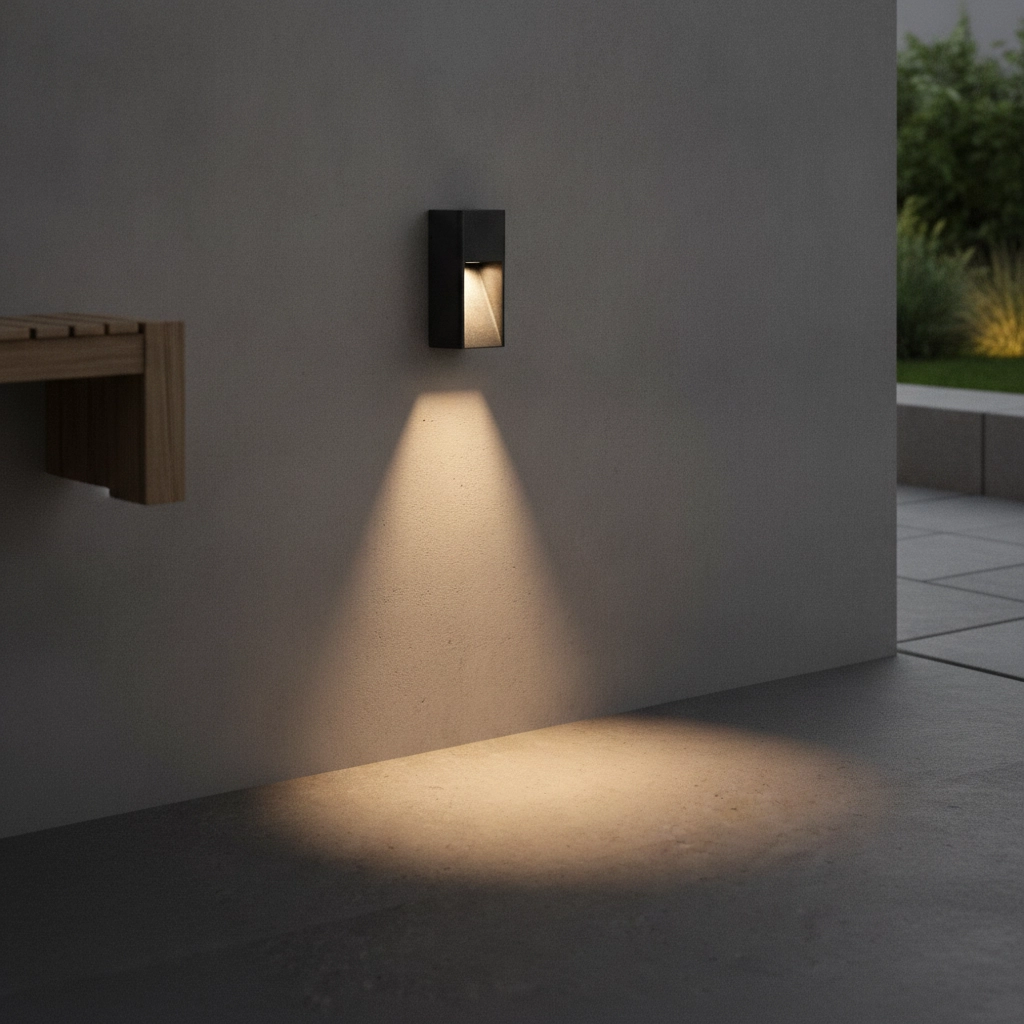 Lampe murale élégante Mazu Noir