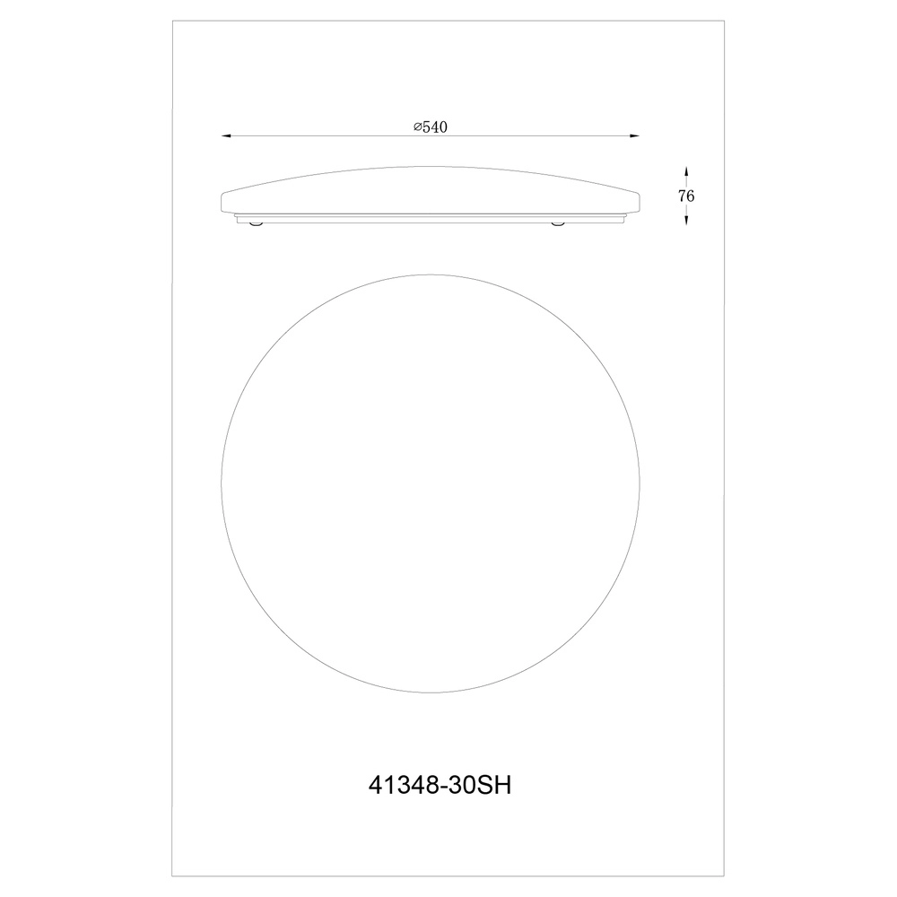 Lampe de plafond Sajama I Ø 54cm Globo 9007371397556