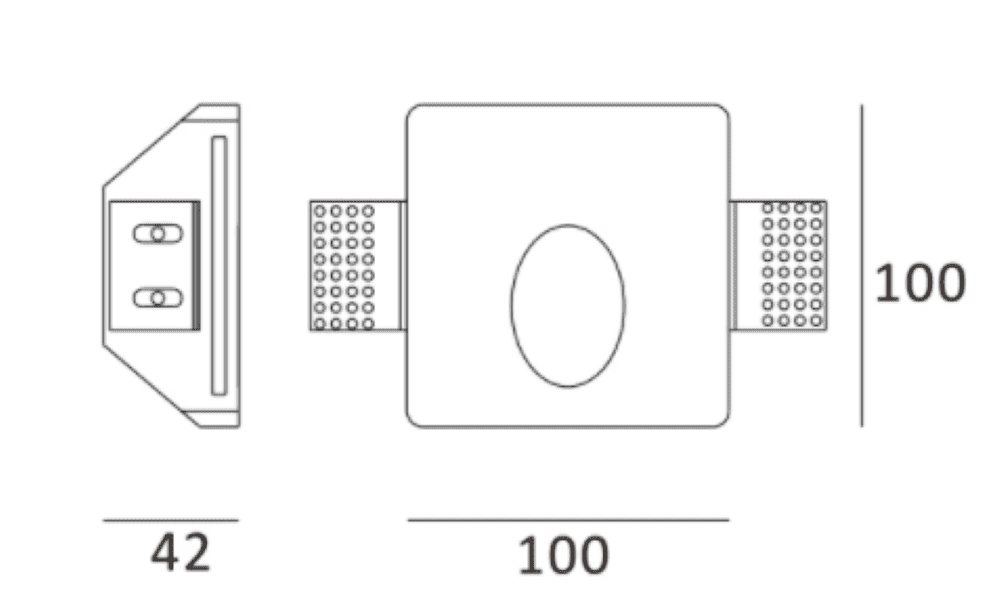 Éclairage d'escalier en plâtre Serie 9430 Artdelight 8719831733309