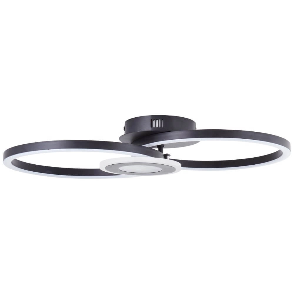 Plafonnier Bray rond noir Plafonnier Bray rond noir