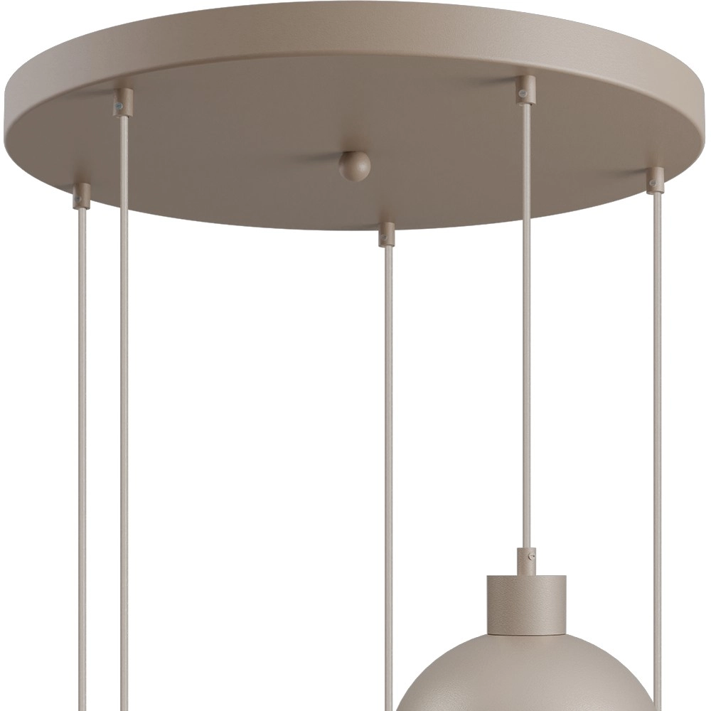 Lampe pendante de conception Opera Terra beige clair 5 Ø 50 cm Masterlight 8718121424262