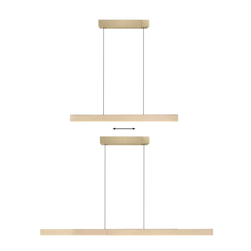 Lampe suspendue design Pure Moto-Rise laiton Paul Neuhaus 4012248371626