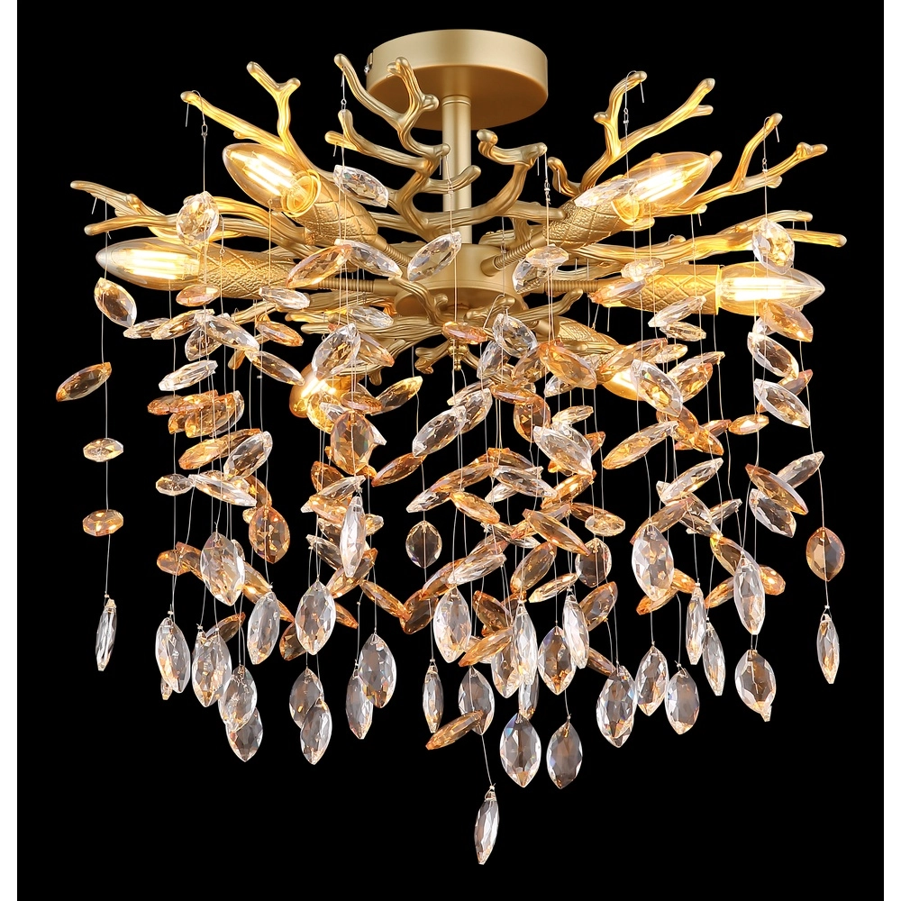 Lampe de plafond Queena or Ø 50cm Globo 9007371531653