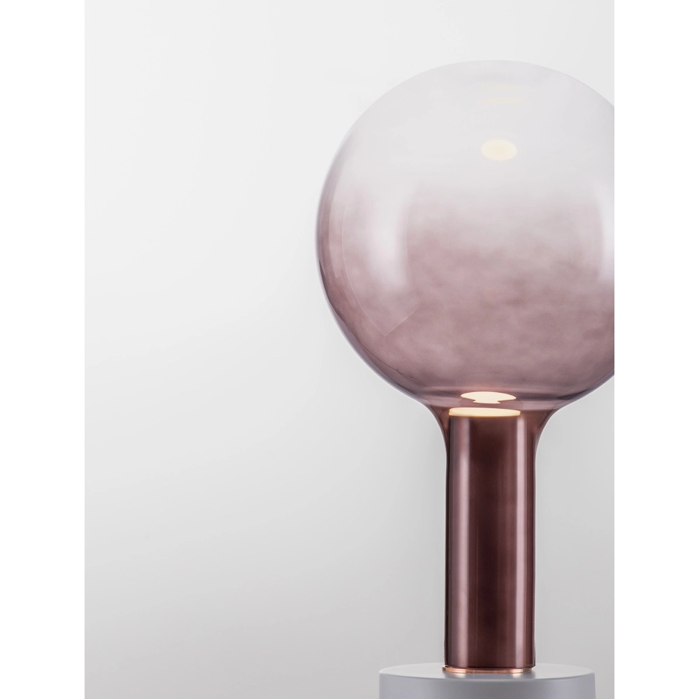 Lampe de table Nostos verre brun Lyora 5212017461179