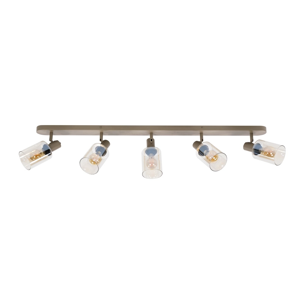 Lampe de plafond droite Sepiora Brun sable 5 clair Lyora 8716803515246