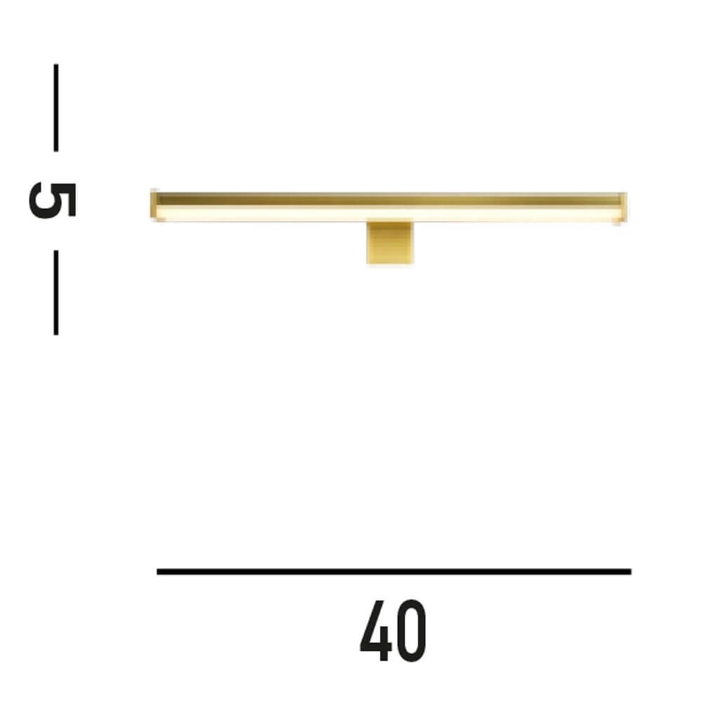 Lampe miroir Kos Or 40cm Searchlight 5053423272566