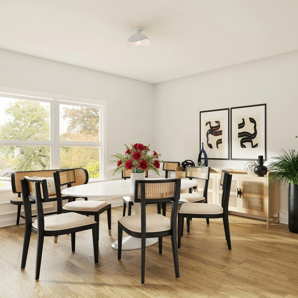 Lampe de plafond à design Volta Ø 30cm - ondulé - blanc Masterlight 8718121395708