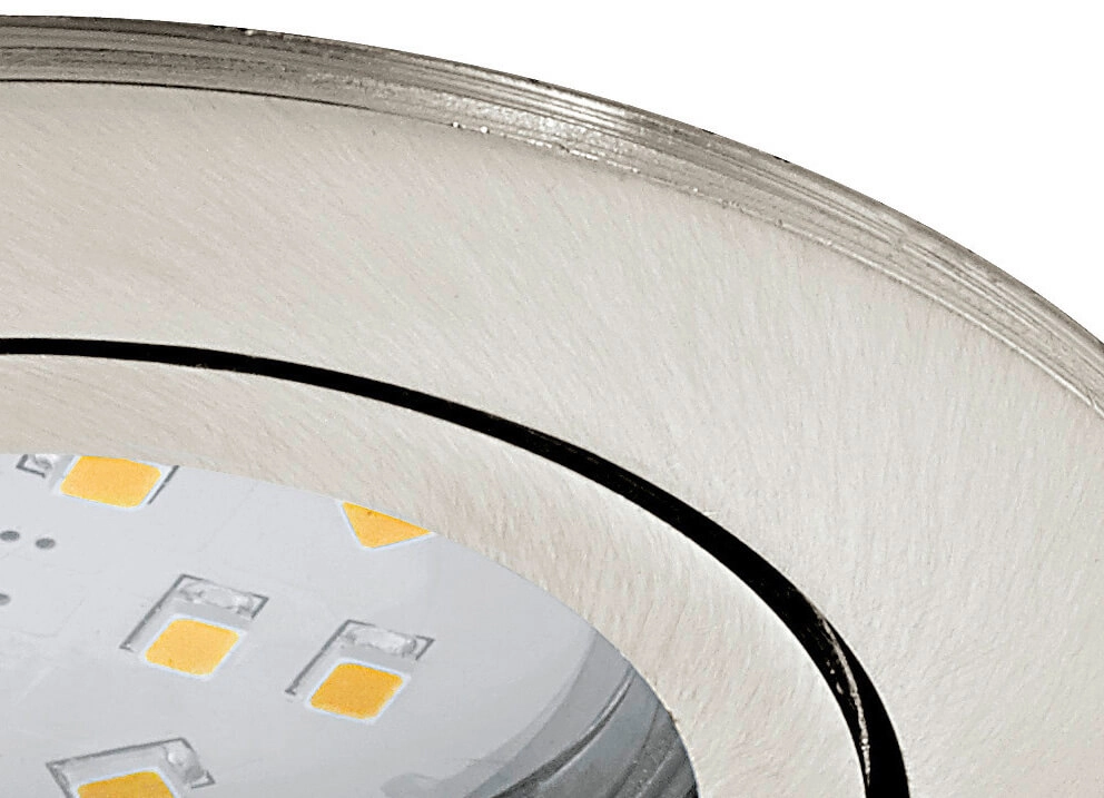 Spot de plafond LED Tedo 8 cm nickel mat Eglo 9002759316884