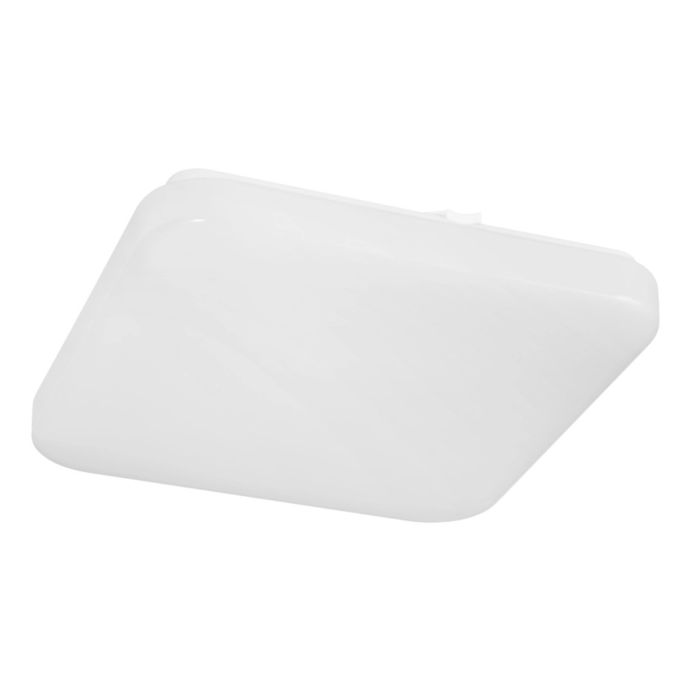 Plafonnier carré Pogliola blanc 33cm Plafonnier carré Pogliola blanc 33cm