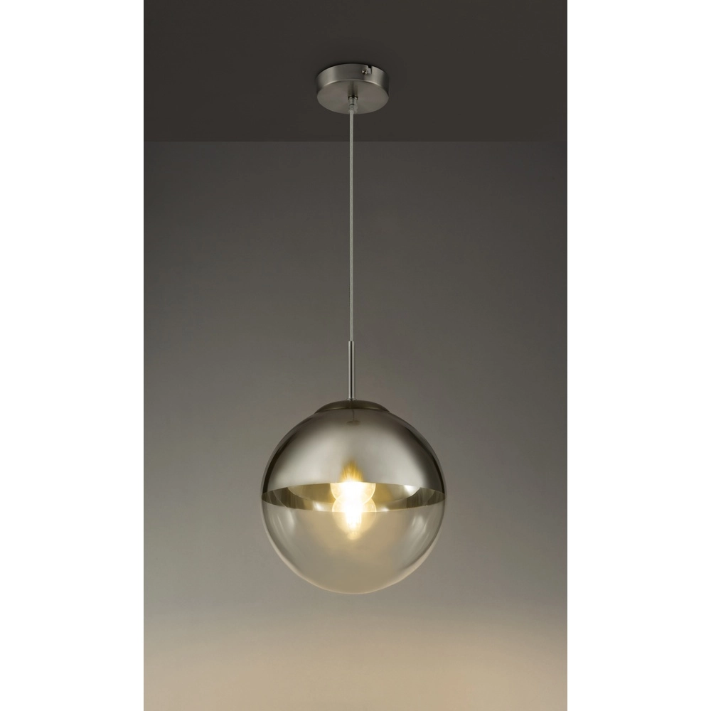 Lampe suspendue Varus nickel Ø 25cm Globo 9007371374441
