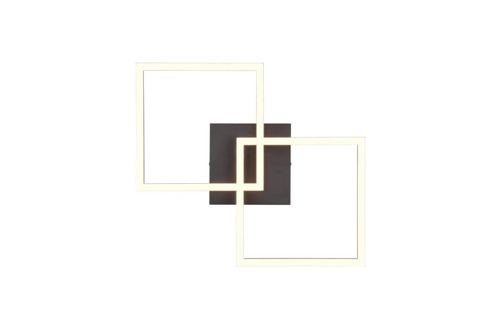 Plafonnier design Trail noir Trio 4017807577112