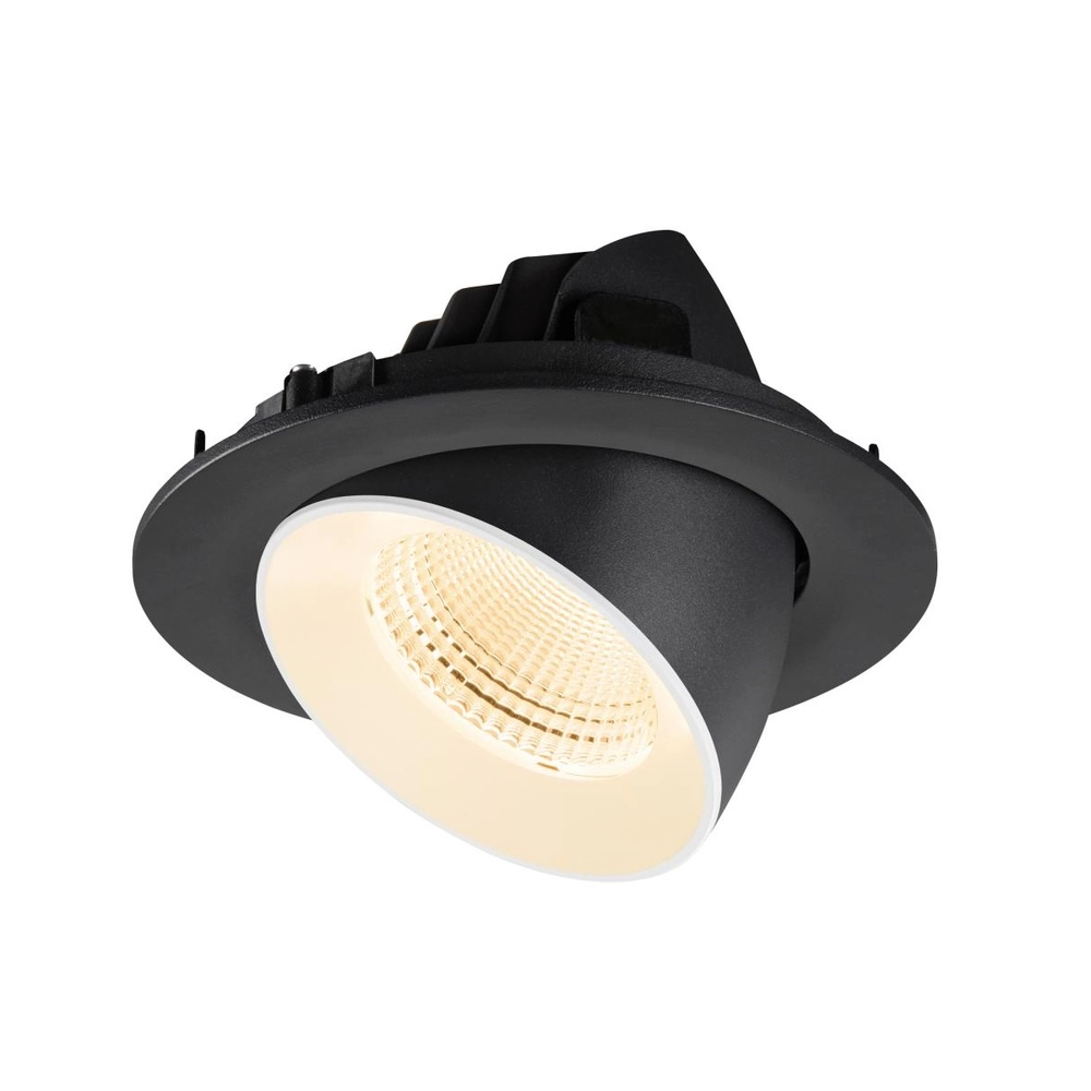 Spot encastré Numinos Gimble L noir/blanc 2700K - 55 deg SLV 4024163310444