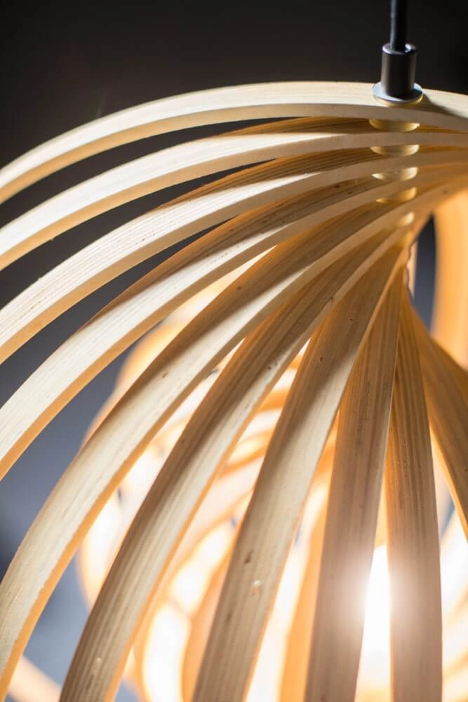 Lampe suspendue en bois Woody Ø 59 cm ETH 8720195305330