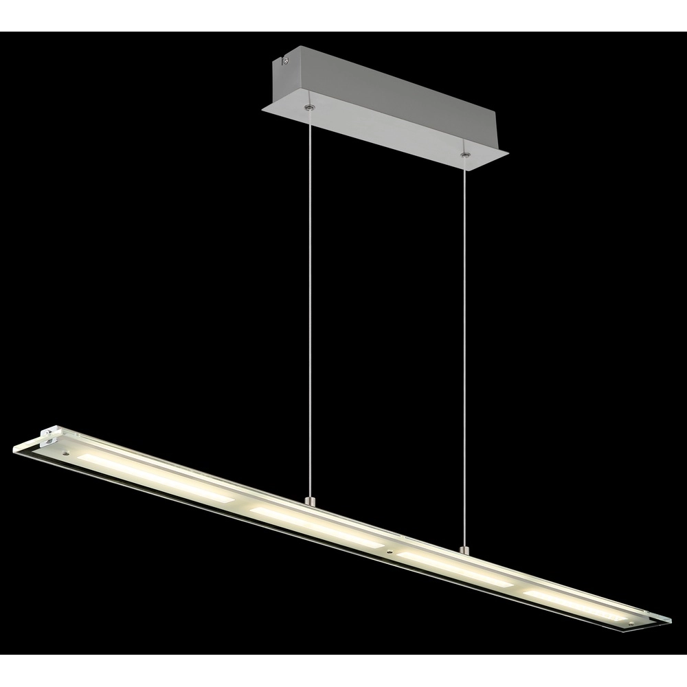 Lampe suspendue Novak nickel 115cm Globo 9007371589029