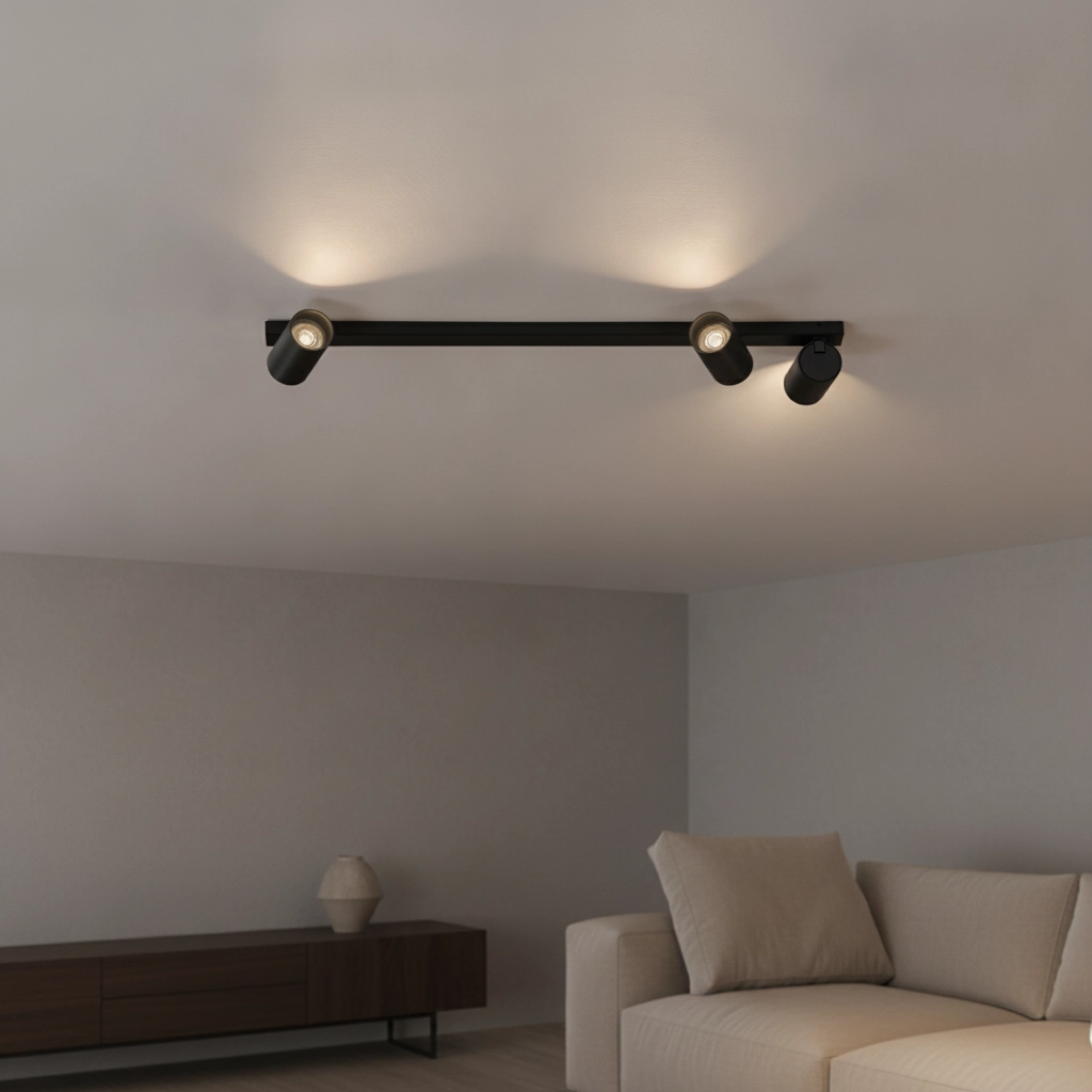 Plafonnier 3 lumières Oso noir