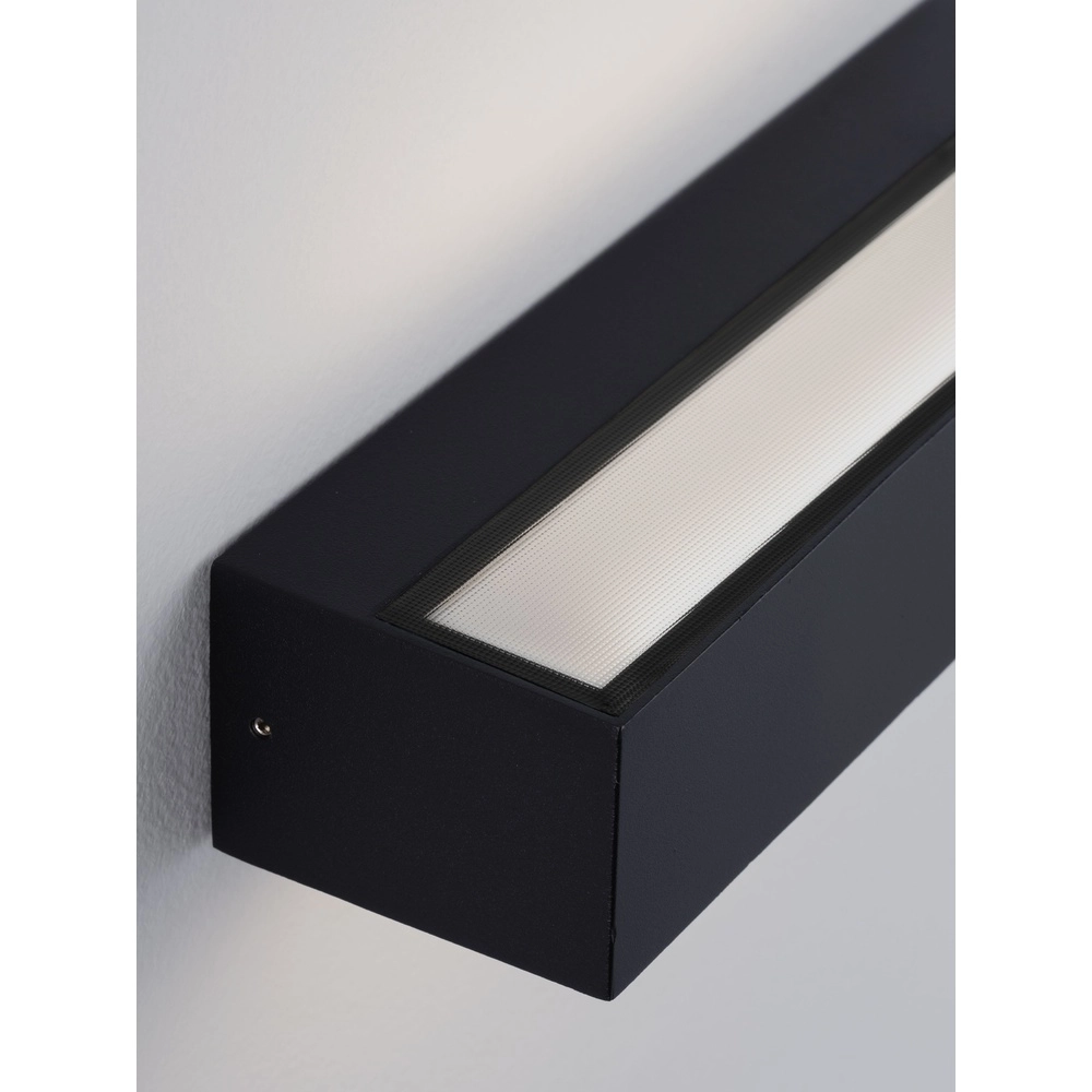 Lampe murale élégante Lane noir 22cm - 21W Lyora 5212017496737