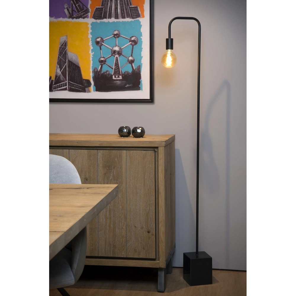 Lampe de pied Lorin Noir Lucide 5411212450685
