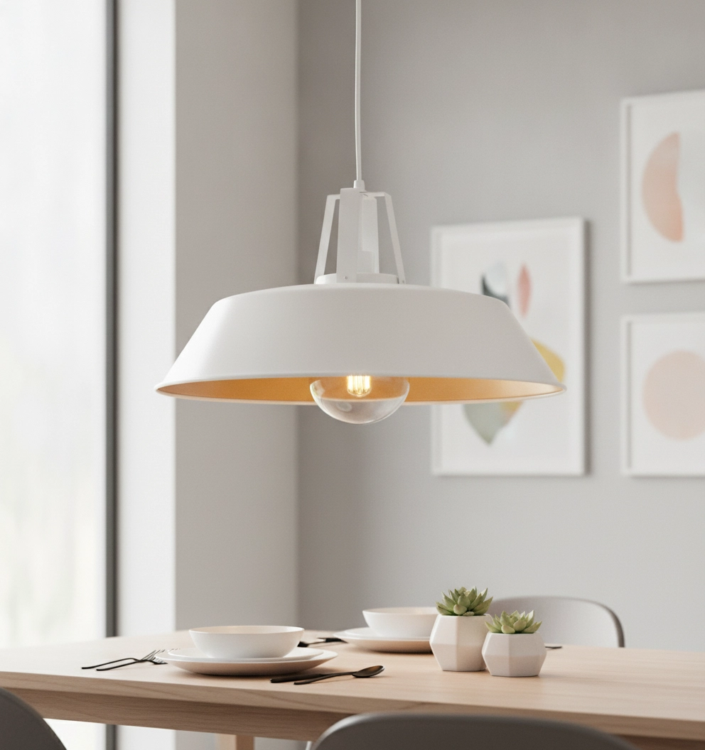 Suspension blanche Nero Ø 45 cm