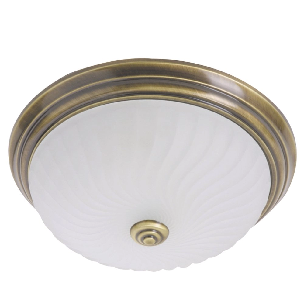 Lampe Ceiling and Wall ou applique bronze marron 30cm