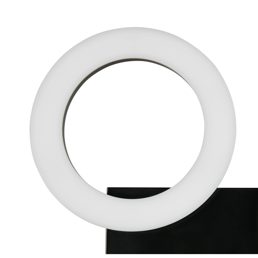 Lampe de plafond à design Cemi Rond noir Trio 4017807704372
