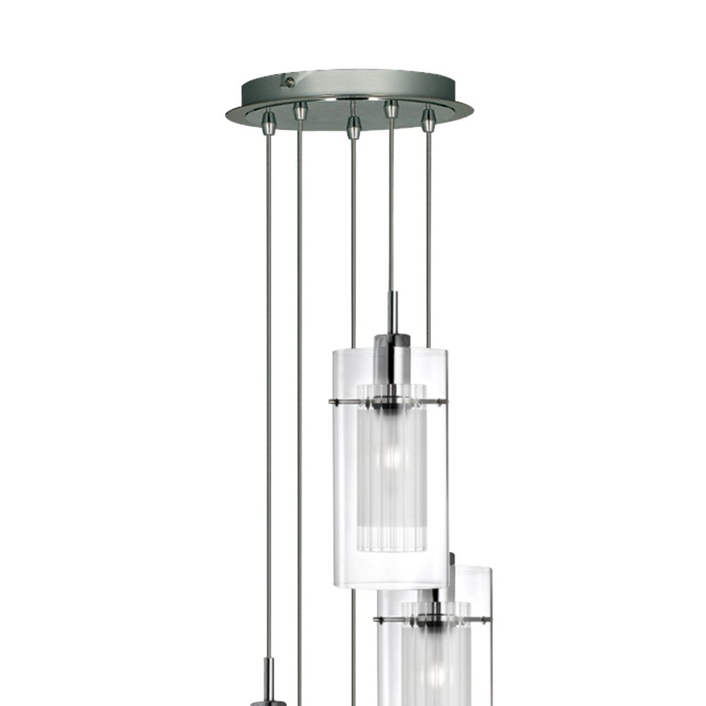 Lampe loft en verre Duo 1 Searchlight 5013874274649