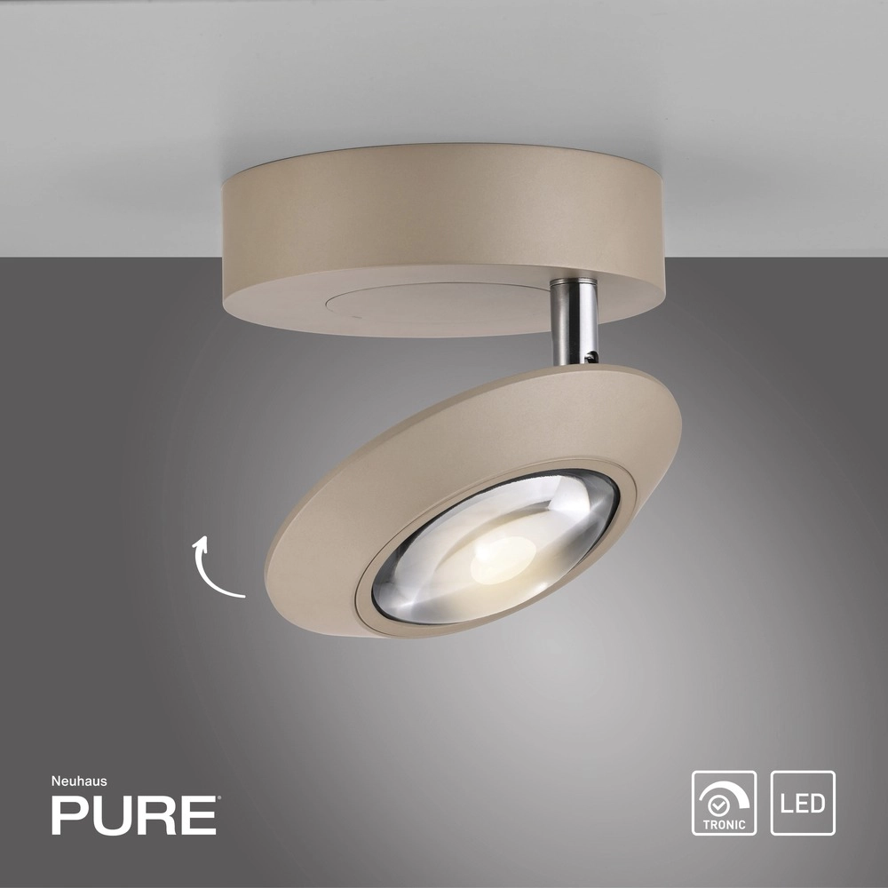 Spot LED au plafond Pure Oculis Bronce Paul Neuhaus 4012248397077