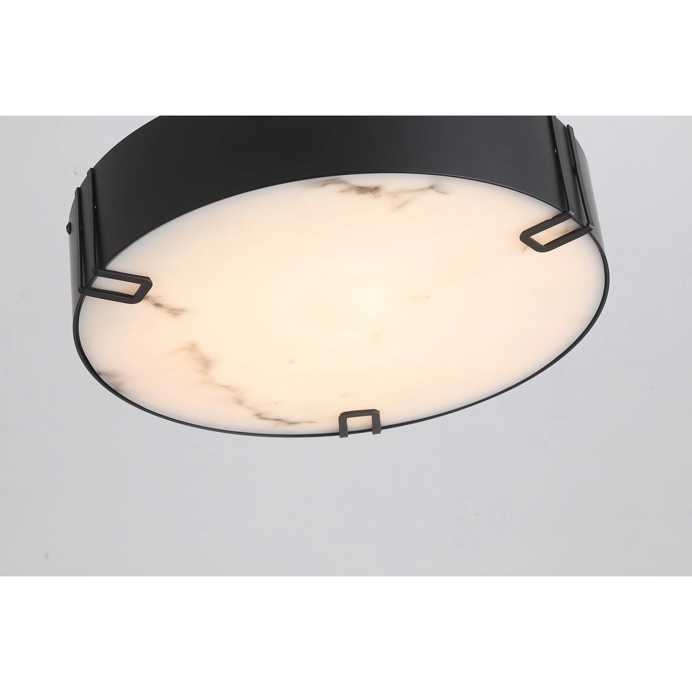 Conception de plafonds Marmo noir Ø 35cm Searchlight 5,05342E+12
