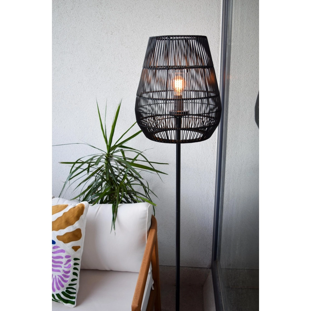 Lampe de pied Nerida IP44 noir - Ø 35cm Lucide 5411212031907