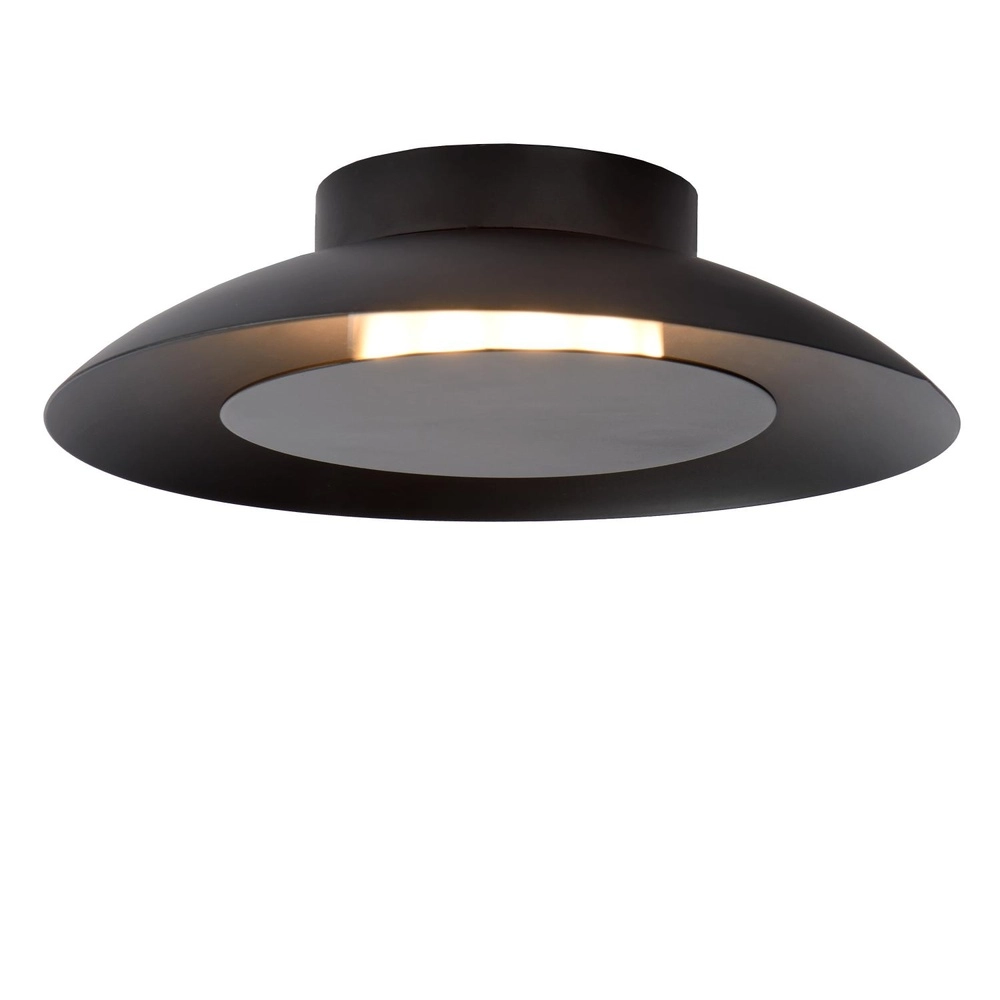 Lampe de plafond Foskal Ø 21,5 cm noir Lucide 5411212791498