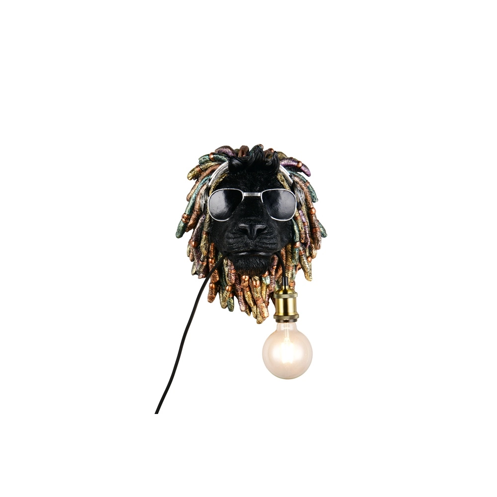 Applique murale Leo noir Trio 4017807677911